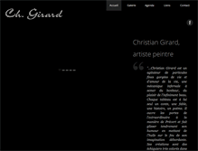 Tablet Screenshot of girardpeintre.fr